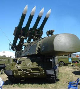 A Buk SAM battery that the Dutch Safety Board said brought down flight MH17